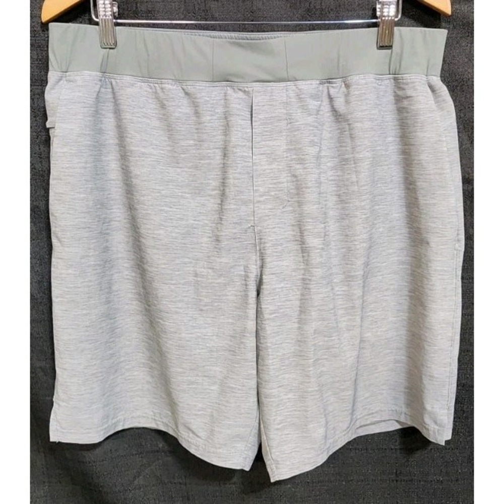 Veece‎ Sz XXL Mens Sage Gray Workout Shorts Drawstring Gym Active Lounge Running